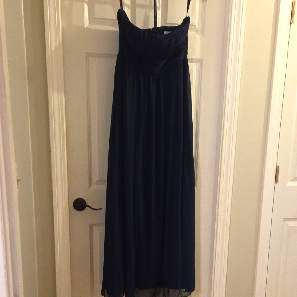 Navy Bill Levkoff gown